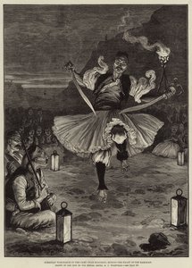 Albanian War-Dance in the Camp Near Dulcigno, During the Feast of the Ramazan